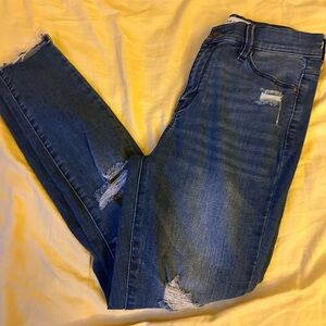 Pacsun Ripped distressed blue Jeans